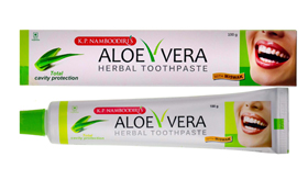 Зубная паста Aloe Vera Herbal toothpaste, 100 g, K.P. Namboodiri's