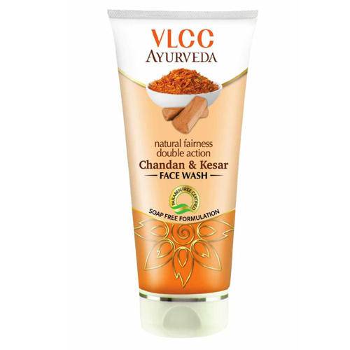        (Natural Fairness Kesar Chandan Face wash) VLCC Ayurveda 100