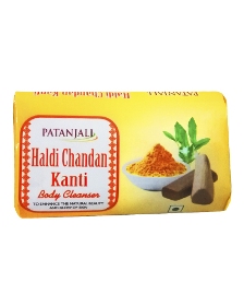 Натуральное мыло Патанджали Сандал и Куркума (Haldi Chandan Patanjali), 150 гр