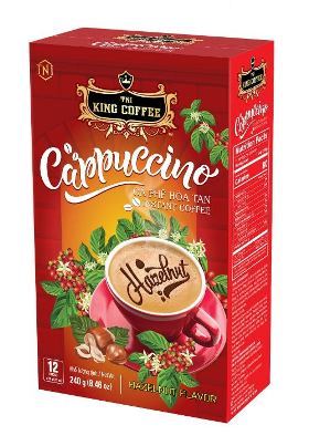King Coffee Кофе растворимый Cappuccino Hazelnut Flavor