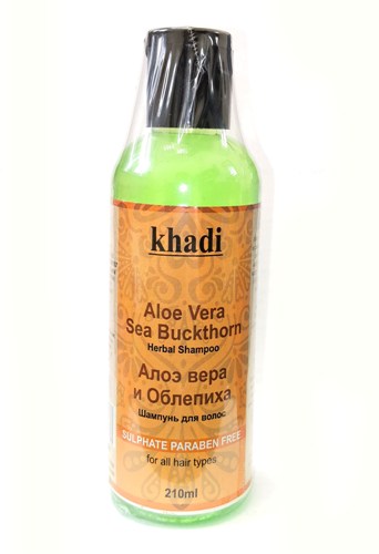ALOE VERA SEA BUCKTHORN Herbal Shampoo, Khadi (      , ), 210 .
