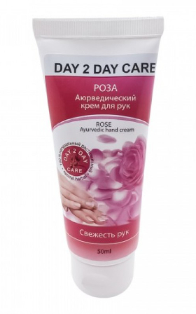 Аюрведический крем для рук Роза Rose Ayurvedic Hand Cream Day 2 Day Care 50 мл