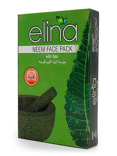    , NEEM FACE PACK With Tulsi Elina 100 .