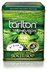 Soursop (Саусеп), Зеленый крупнолистовой чай с натуральным ароматом саусепа, бутоны роз Tarlton