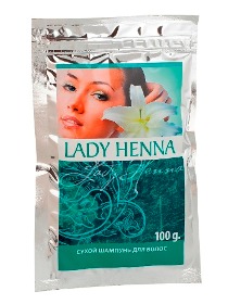 Сухой шампунь для мытья волос Lady Henna